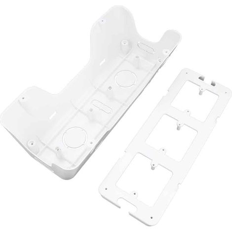 Boîte De Gestion De Câbles Pour Prise Électrique - Panneau 86 - Matériau Abs Résistant - Installation Bureau Et Maison - Blanc - 1 Pièce (1/5)