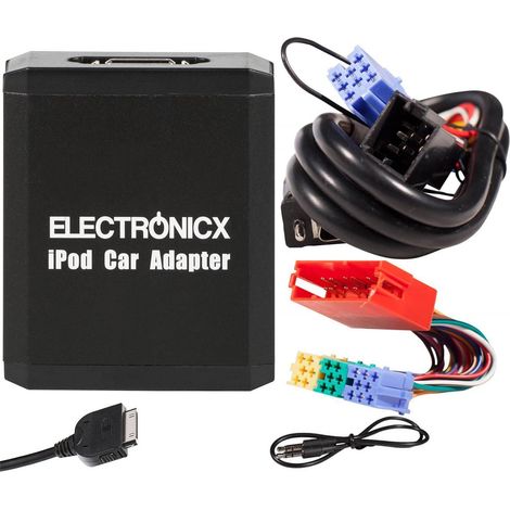Adapter AUX iPhone iPad iPod CD Wechsler Audi 8 + 20 Pin - Auto Radio Adapter iPhone iPad iPod - Versand DE (1/4)