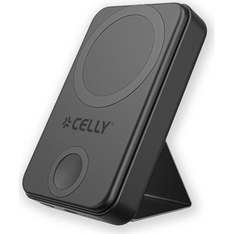 Celly MAGPBW10000BK batteria portatile 10000 mAh Carica wireless Nero (1/5)