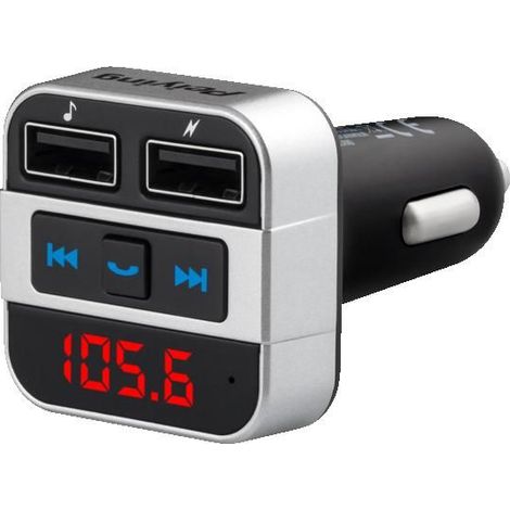 Trasmettitore FM Peiying BT, 2 porte USB, caricabatterie Bluetooth, ingresso AUX 12-24 V. (1/3)