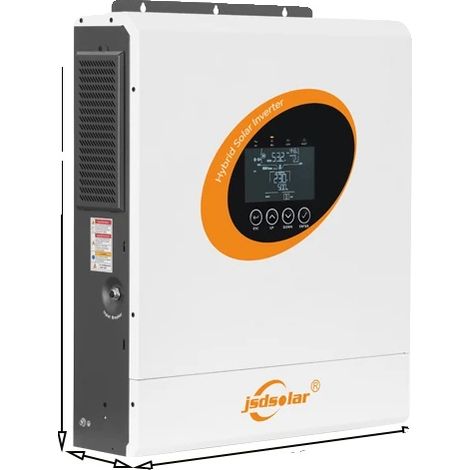 Inversor solar híbrido, salida de onda sinusoidal pura, tecnología MPPT dual, 12 kW 48 V WiFi, 220-240 V, 48 V (1/2)