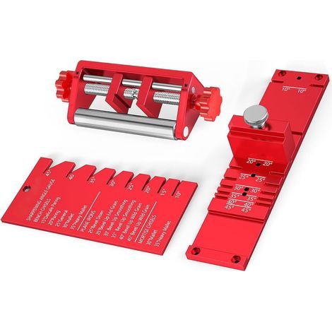 Aluminum chisel sharpening jig 10-45° width 0.12-2.9 inches (1/5)