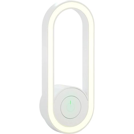 Repellente per zanzare da interni, luce notturna a ultrasuoni, repellente elettronico per insetti per uso domestico, roditori, (bianco, 11,4 cm) (1/4)