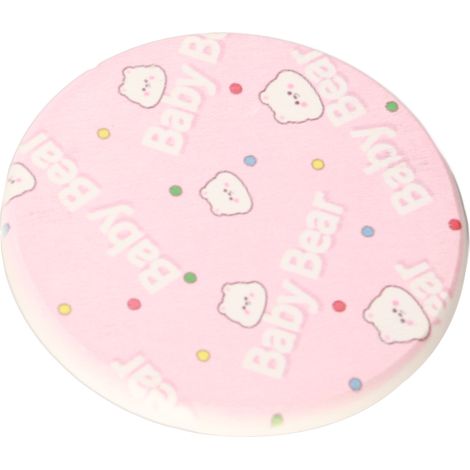 Runder Untersetzer aus Kieselgur, wasserabsorbierend, Besteckisolierung, Hitzeschutzmatte, Marmortischdekoration, rosa Teddybär (1/5)