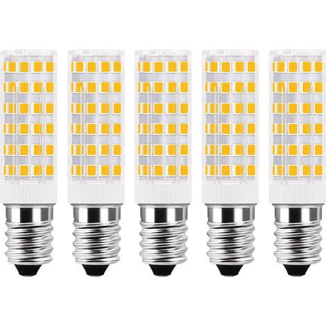 Ampoule E14 LED 9W, Équivalent Halogène, Blanc Froid 6000 k, 1450 lm, Non Dimmable, Lot de 5, en Aluminium, Sé curité et É cologie, É conomie d'é nergie (1/5)