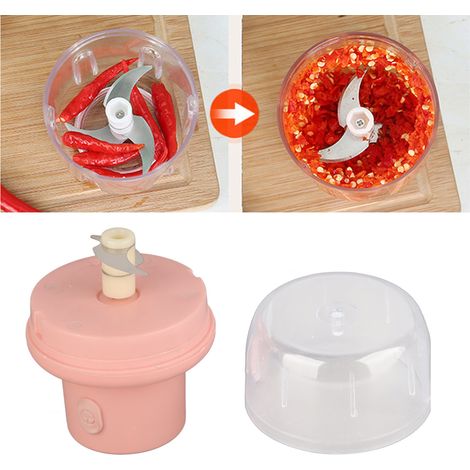 Appareil de soin pour bébé à chargement sans fil, presse-ail, mini robot de cuisine électrique, hachoir à viande, extracteur d'ail, 100 ml (1/5)