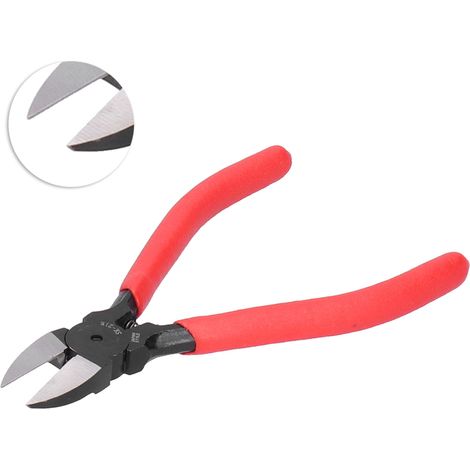 Pince coupante diagonale acier chrome vanadium ressort de rappel outil d'électricien coupe-fil 13 cm (1/5)