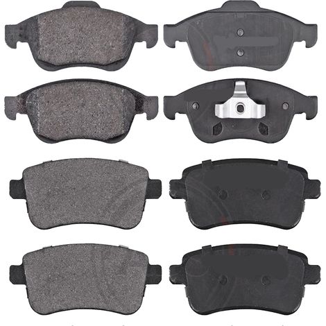 KIT PASTIGLIE FRENO ANTERIORI E POSTERIORI compatibile con RENAULT GRAND SCÉNIC III (JZ0/1) / PASTIGLIE FRENANTI AUTO OEM P 68 047,P 68 024  P 68 064 / SOSTITUZIONE DIRETTA / BASSA POLVERE / SILENZIOS
