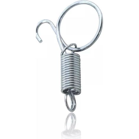 Verrou à pêne dormant pour porte coulissante, loquet à ressort spiralé pour cage à lapins