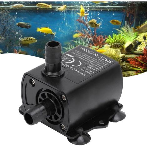 [Pompe à eau submersible] - Pompe USB submersible IP68 DC5V 2.4W 0-200cm 8.5mm pour aquarium fontaine et PC (1/5)