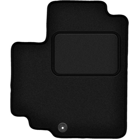 Alfombrilla de conductor negra para Nissan Pixo hatchback (2008-2013)