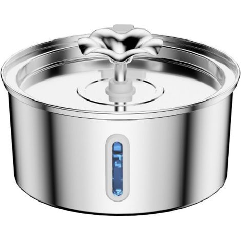 Fontaine à eau automatique pour chats - 2,3 l - Silencieux - Distributeur d'eau pour animaux domestiques - Grande capacité (1/4)