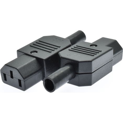 Prise de bouilloire C13 en deux parties pour alimentation électrique, appareils électroménagers, appareils électroménagers, appareils électroménagers - 7,3 2,3 2 cm (1/2)