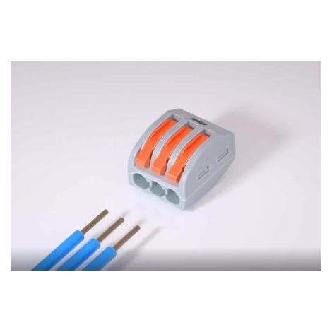 1 pièce Terminal PCT-212 presse Type connecteur rapide alimentation fil dur connecteur lampe fendue et cordon d'alimentation