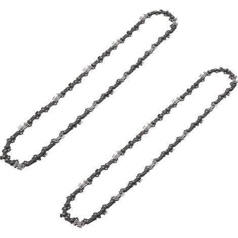 Set mit 2 Kettensägenketten (6 Zoll, 1/4 Zoll), 36 Treibglieder, Ersatzteil für elektrische Kettensägen (1/5)