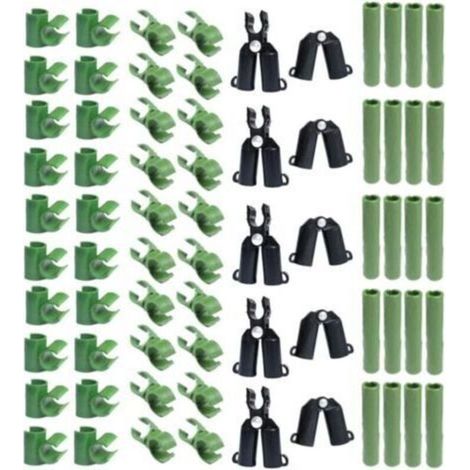70pcs Adjustable Plastic Plant Trellis Connectors - 11mm (1/4)
