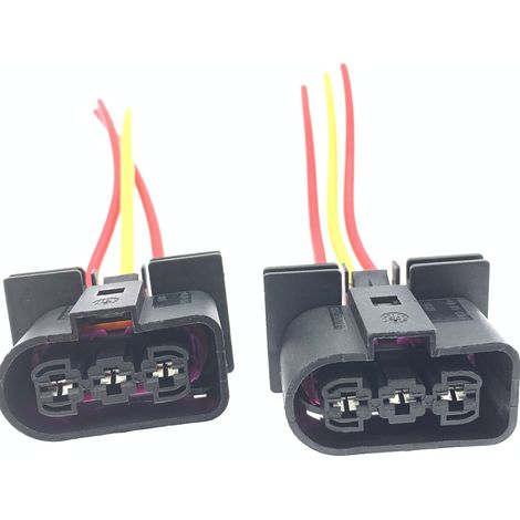 Manchon de connecteur étanche pour prise de ventilateur électrique Jetta DJ70328-6.3-11/21 prise de radiateur. (1/5)