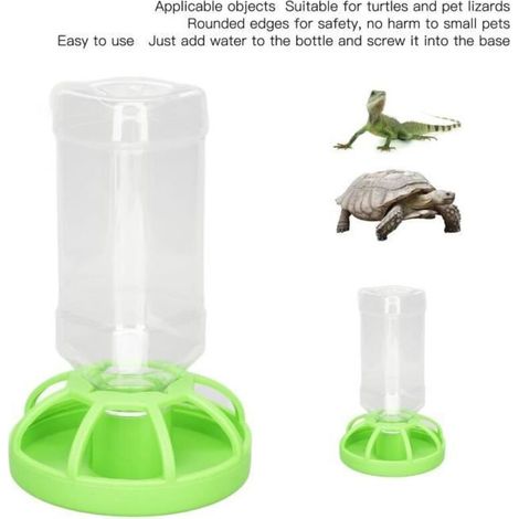 Bol d\'eau de Nourriture pour Reptiles , Accessoire Tortue Terrestre, Abreuvoir Tortue , pour Petits zhuoshop