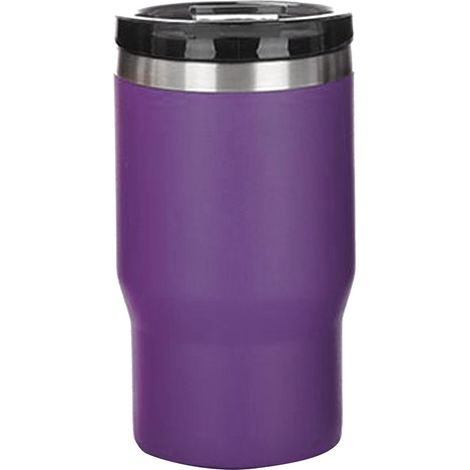 Isolierter Dosenkühler aus Edelstahl 304 für 14-Unzen-Dosen (ca. 400 ml) – ideal für unterwegs und im Auto – Lila (1/5)