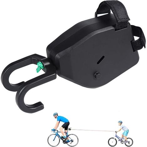 Barre Traction Velo Enfant, Corde de remorquage de vélo rétractable,Câble de Traction,Corde de Traction pour Enfants,Corde de Traction pour VTT (1/5)