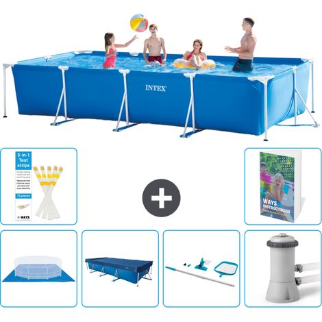 Rechteckiger Frame Pool - 450x220x84 cm - 7-teilig S51