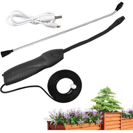 Pulvérisateur De Jardin Électrique, Pulvérisateur De Plantess Antirouille Avec Poignée Allongée, Pulvérisateur De Plantess Alimenté Batterie 800 MAh Avec Tuyau De 2 M De Long, Pulvérisateur Ergonomi (1/4)