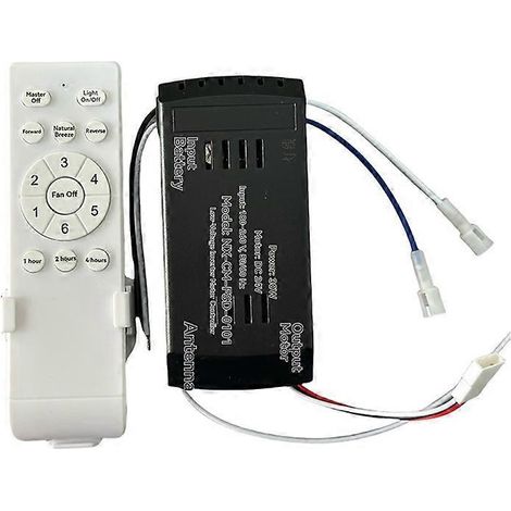 Télécommande universelle pour ventilateur et éclairage 85V-260V pour ventilateurs encastrés série 433( ) (1/5)