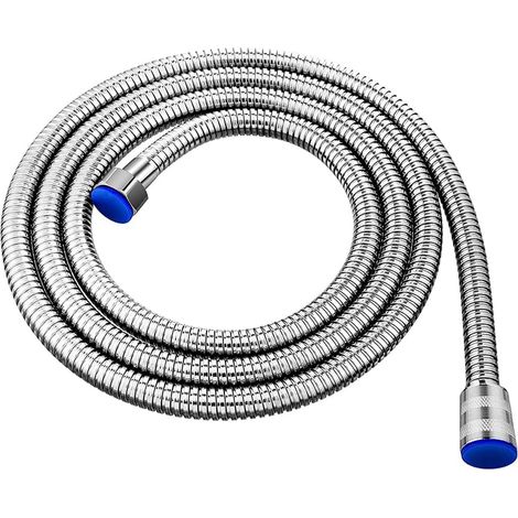 Flexible de douche de 2 m (79 pouces) résistant aux explosions, aux pliures et à la corrosion, compatible avec tous les pommeaux de douche (1/5)