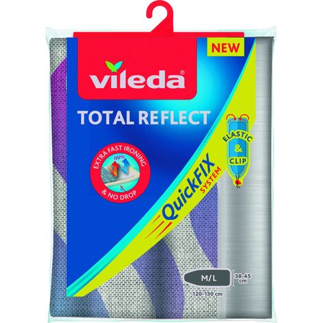 Vileda Bügeltischbezug für Total Reflect Plus 38-45 x 120-130 cm Trocknen & Bügeln