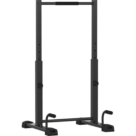Matériel de musculation 540kg, réglable, barre fitness, supports et poignées pour pompes, parallètes, entraînement domicile (1/5)