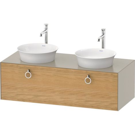 Duravit White Tulip, Waschtischunterbau wandhängend, Breite 1300 (1/2)