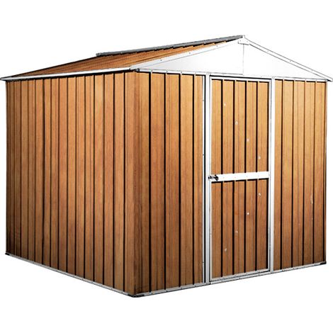Casetta Box da Giardino in Lamiera di Acciaio Porta Utensili 275x175x215 cm Enaudi Legno (1/4)