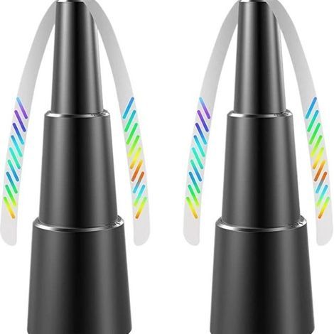 Ventilateur Anti-Mouche, Lot de 2 Répulsifs Anti-Mouches, Fly Fan pour effrayer Les Mouches, Répellante Moustique Fan pour Maison Dîner, Terrasse et Restaurant (1/5)