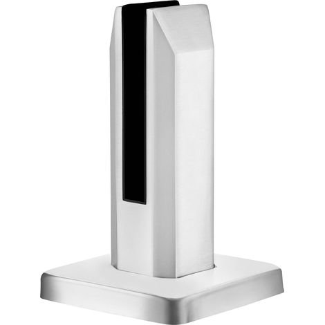 Pince Verre 8-12mm, Escaliers en Acier Inoxydable 304, Pince de Clôture en Verre pour 8-12mm/0,3-0,5'' Garde-corps de Balustrade de Balcon de Piscine (Argent) (1/5)