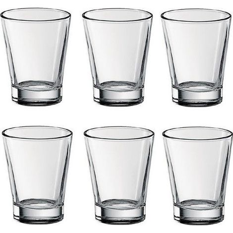Bormioli Caffeino set 6 bicchieri caffè e liquore 9 cl