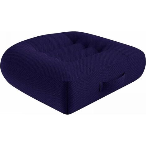 Rehausseur de siège de voiture pour adulte , Coussin orthopédique , 40 x 40 x12 cm , Ergonomique - Pour table à manger, chaises de fauteuil roulant/chaises de jardin/canapé - Bleu (1/4)