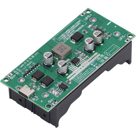 Module de de Batterie avec Circuit UPS, pour Carte de Chargeur élévateur de Batterie au Lithium (12V). (1/5)