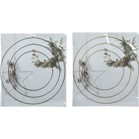 Figura de hierro de 2 columnas ensamblada H 1 Ø 50 cm (1/2)