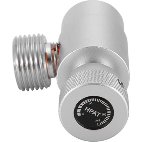 CO2 Adaptateur Cylindre Recharge CO2 Aquarium de Remplissage du Régulateur Kit de Connecteur CO2 Adapter de Cylindre de réservoir de CO2(Silver Adapter Without Meter) (1/5)