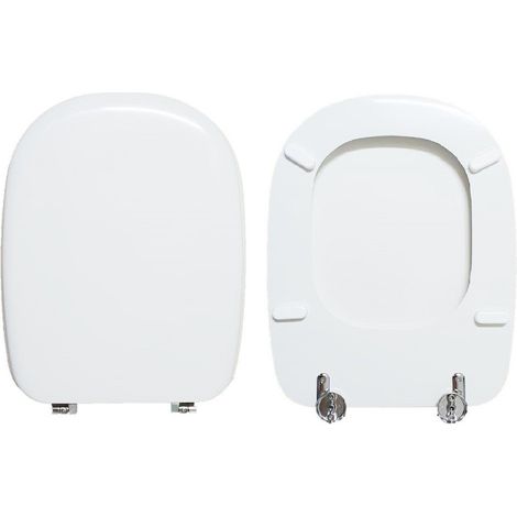Copriwater Mimo Laufen legno rivestito in resina poliestere bianco (1/4)