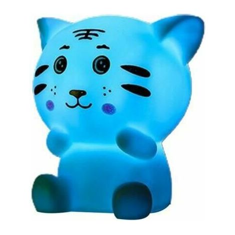Cartoon Night Light Soft Light Soft Night Année Nouvel An Lovely style Bleu (1/4)