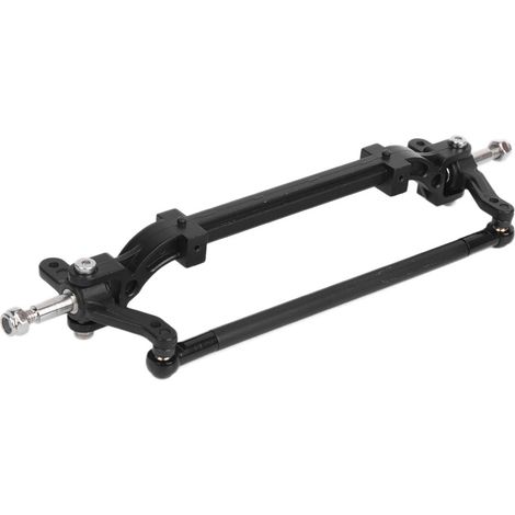 Biellette de direction d'essieu avant sans assistance pour camion tracteur radiocommandé Tamiya série 1/14 (noir) (1/5)