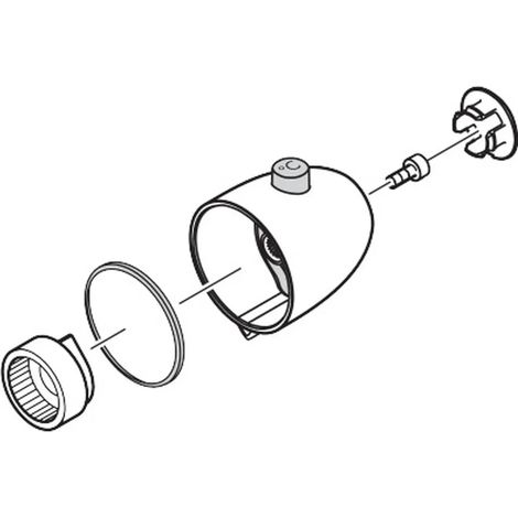 Hansgrohe HG handle for thermostat Eco 2001 chrome, 96225000