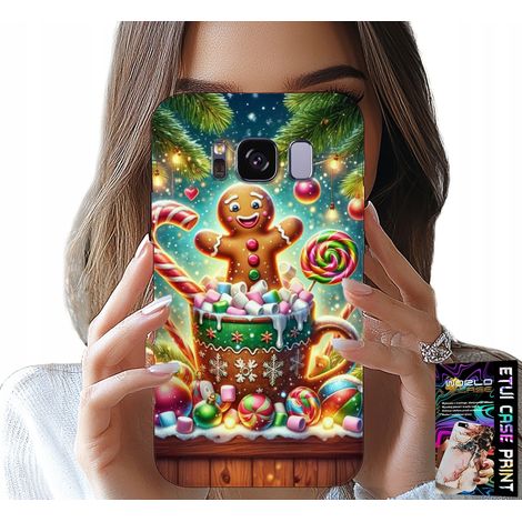 Custodia per Samsung Galaxy S8 - motivi natalizi di pan di zenzero + lamina (1/5)