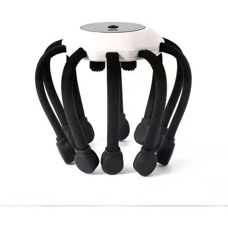 Appareil de massage électrique pour le cuir chevelu et la tête, 10 points de massage, 5 modes, sans fil et portable, pour soulager le stress, la relaxation et les tensions.-AquaForge (1/5)