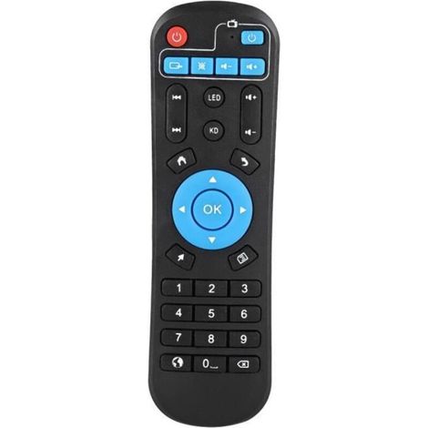 BOYOU Télécommande pour boîtier décodeur, Set de Remplacement Décodeur STB Télécommande pour T95Z Plus T95U Pro T95V Pro (1/4)