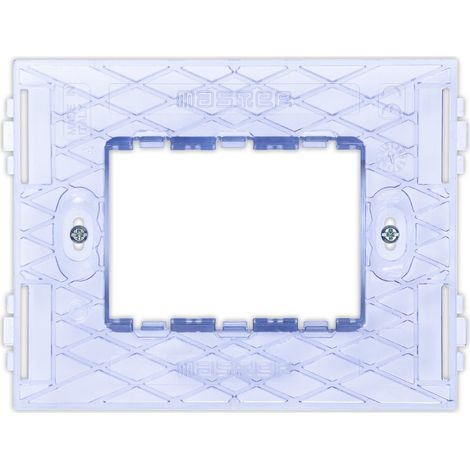 Supporto 3 moduli per scatole rettangolari Master Pixia 14SP103