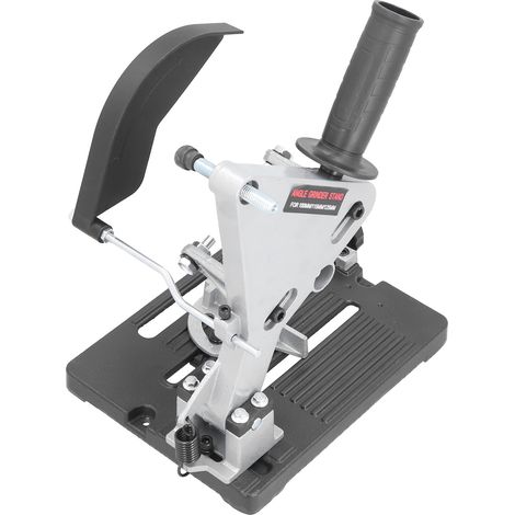 Support pour meuleuse d'angle en aluminium et fer avec poignée allongée et système de coupe coulissant pratique (1/5)