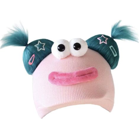 Housse de Casque de Ski décorative avec Tresses colorées, Chaude, Confortable, Portable, créative et Amusante, Bonnet tricoté (1/5)