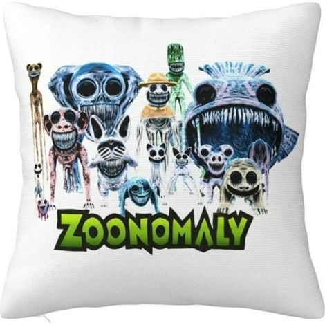 Housse de coussin ultra douce Zoonomaly avec fermeture éclair pour chambre, canapé, fauteuil, taies d'oreiller carrées confortables et moelleuses pour toutes les saisons